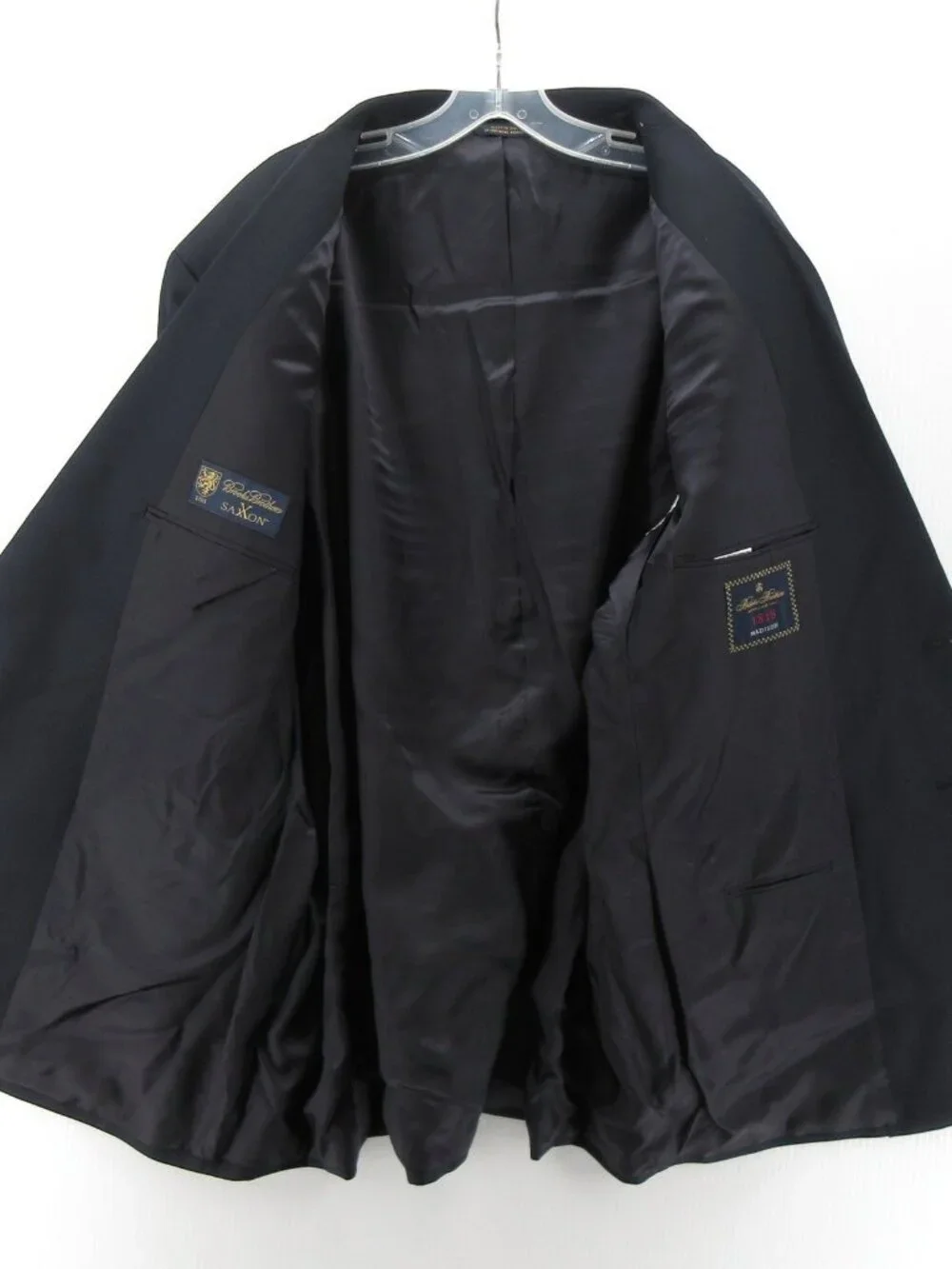 Brooks Brothers Sport Coat 52 Navy Madison Saxxon Blazer Wool USA NEW